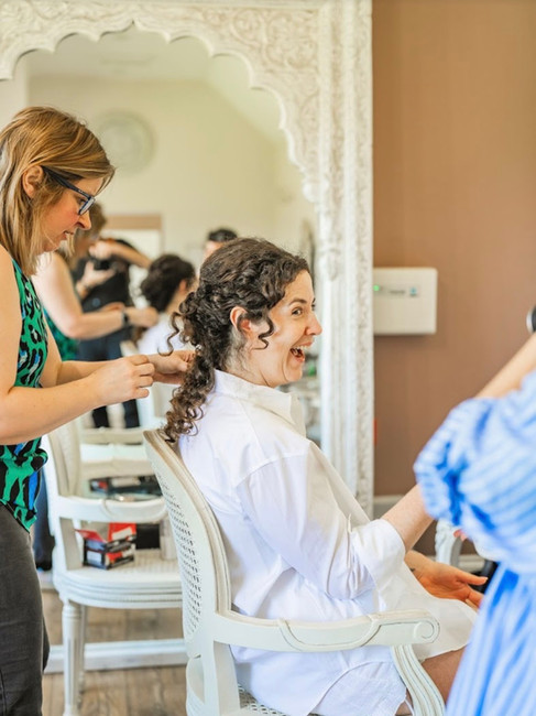 Cain Manor Wedding Hair and Makeup