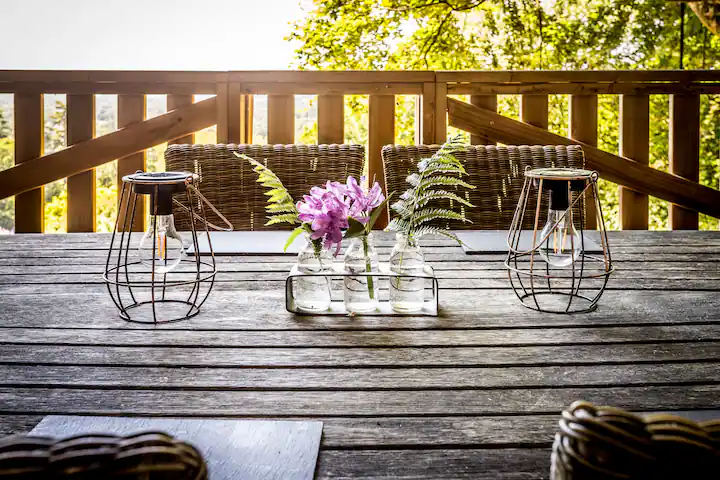 Holiday Let Treetop Safari Tent Interior Design