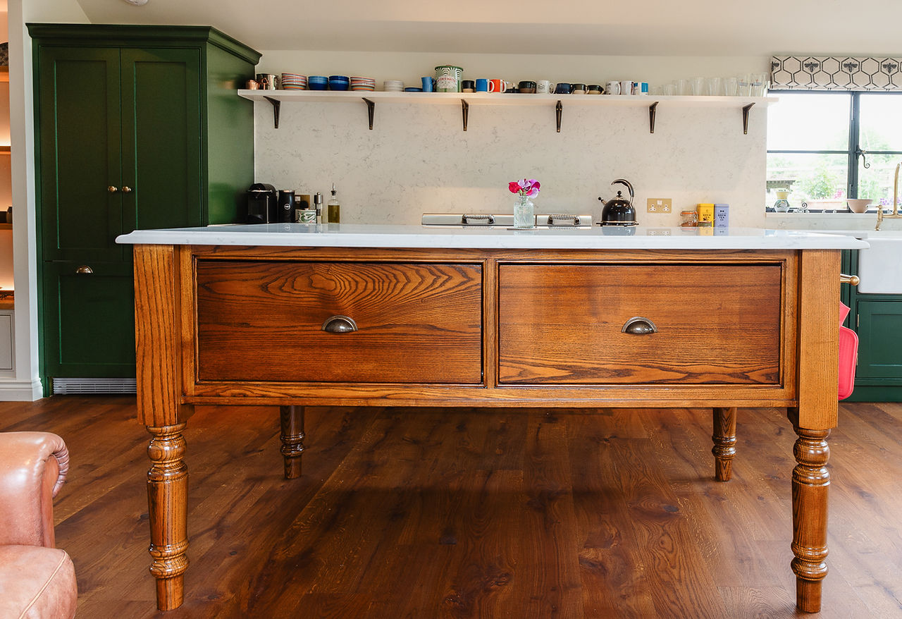 Duck Green Bespoke Kitchen Puttenham
