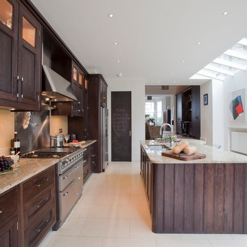 Solid Oak Bespoke Kitchen North London