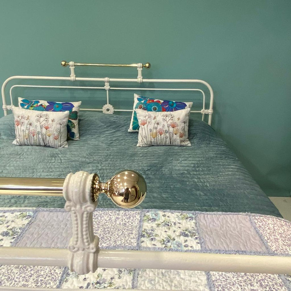 Antique Iron Irish Cottage Bed Super king