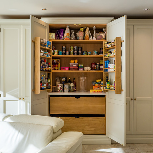 Shaded White Bespoke Kitchen Haslemere in Surrey