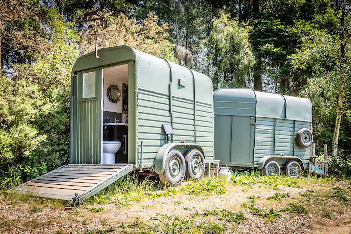 Holiday Let Treetop Safari Tent Interior Design