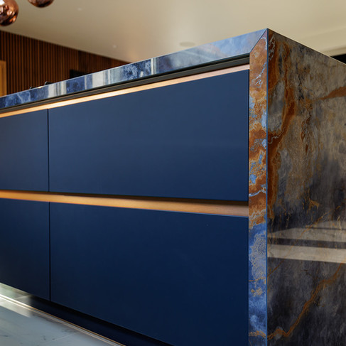 Contemporary Bespoke Kitchen in a 1930s Haslemere Home