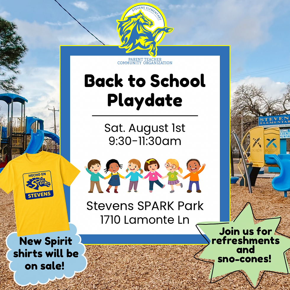 Back to School Playdate