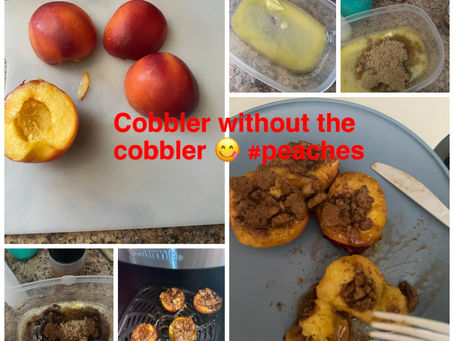 Mini Air Fry Peaches