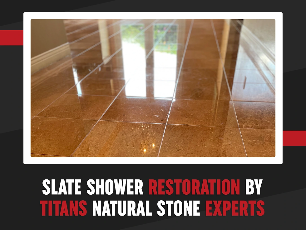 Slate Shower Surface Renewal