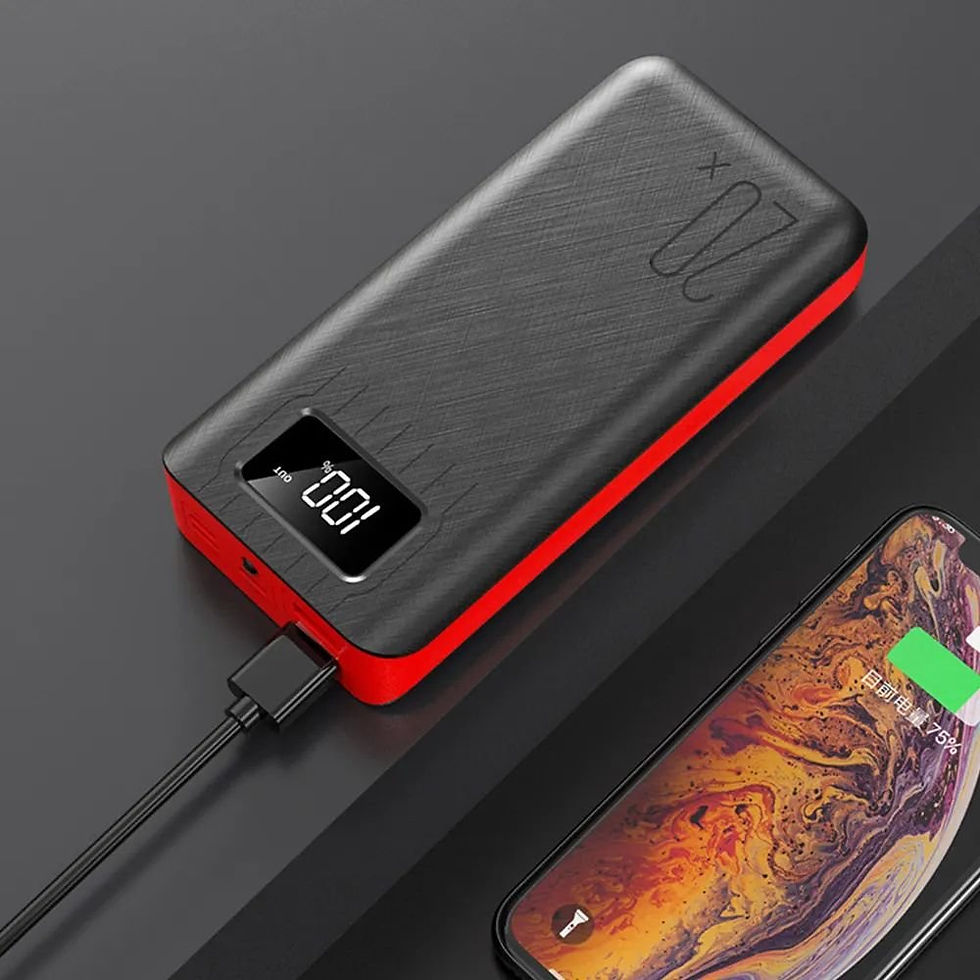 Thumbnail: 20000mAh External Battery Power Bank Dual USB With LED Flashlight