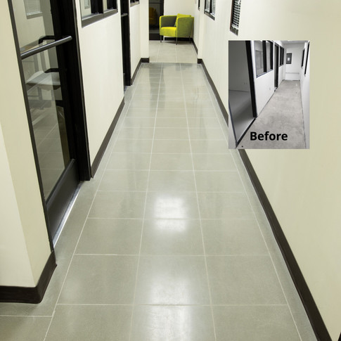 Engineered Concrete Floor "Natural Concrete", Hallway