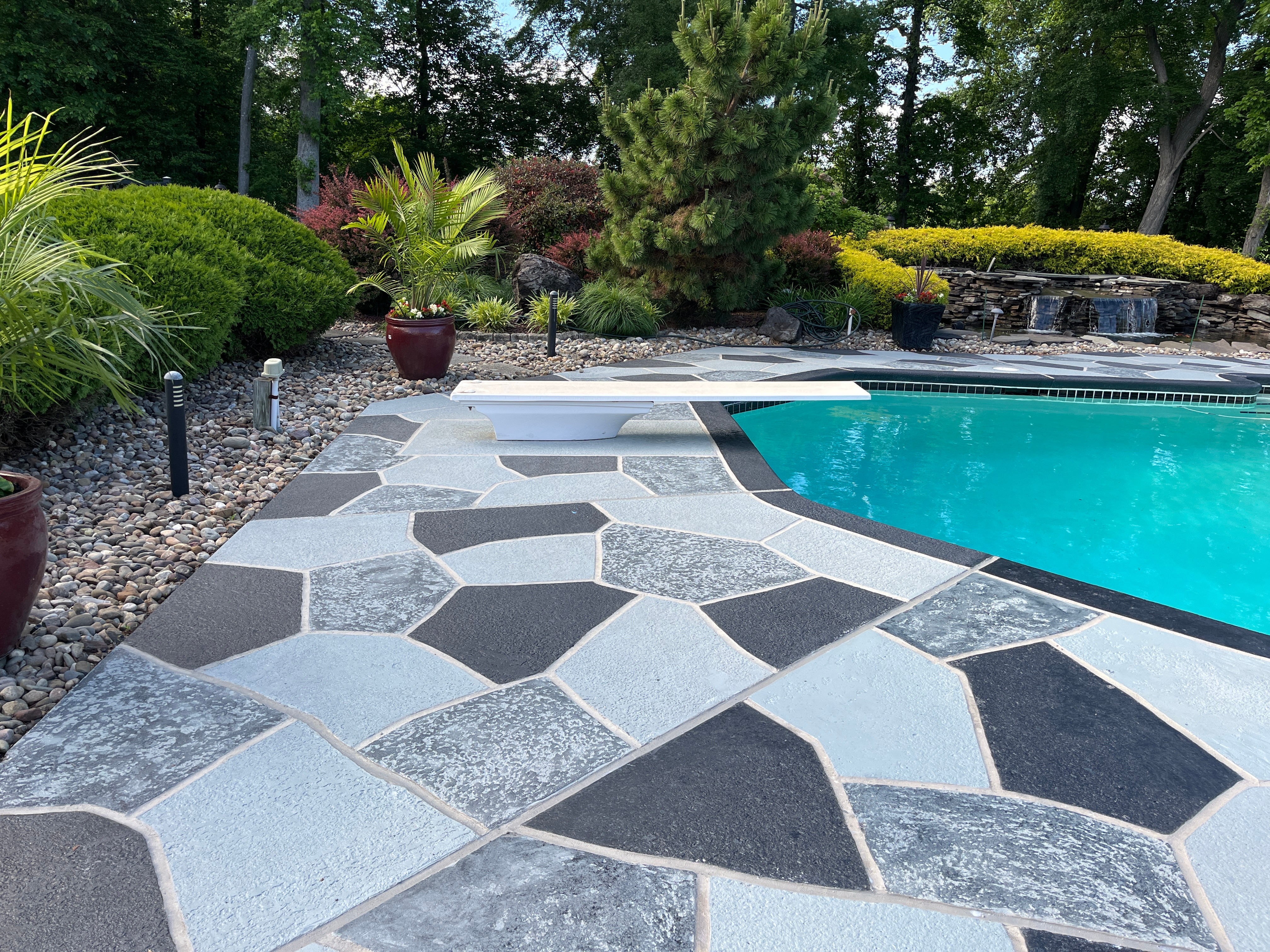Granite Slate Pool Deck Concrete Upgrade: Residential | RenuKrete