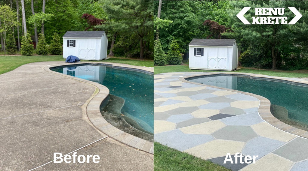 Concrete Pool Deck Repair and Resurfacing | RenuKrete | United States