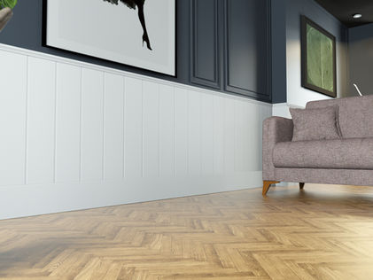 Wainscoting in the basement? EnduraFlood won’t warp.