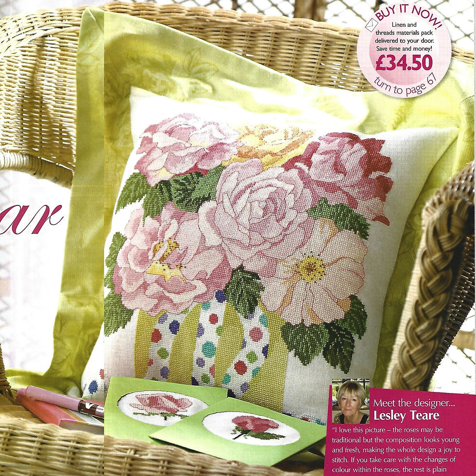 Lesley Teare's Good Year for the Roses Cross Stitch Chart