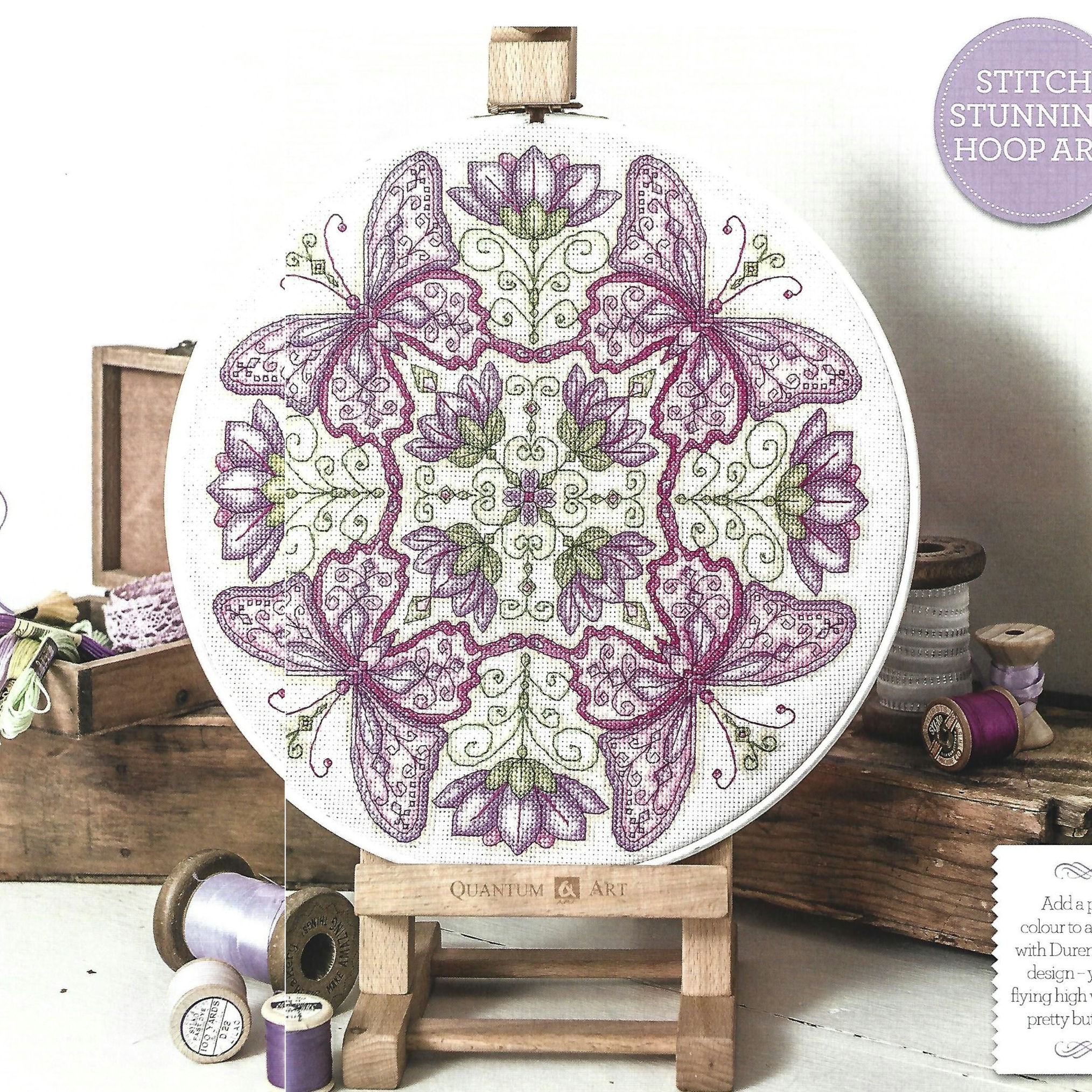 Durene Jones's Circle of Life Butterfly Cross Stitch Chart