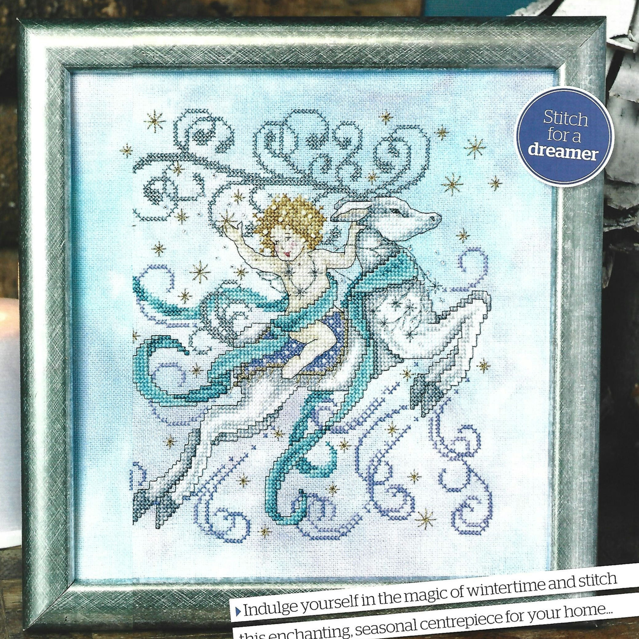 Joan Elliott's JE094 Frost Cherub Paper Cross Stitch Chart