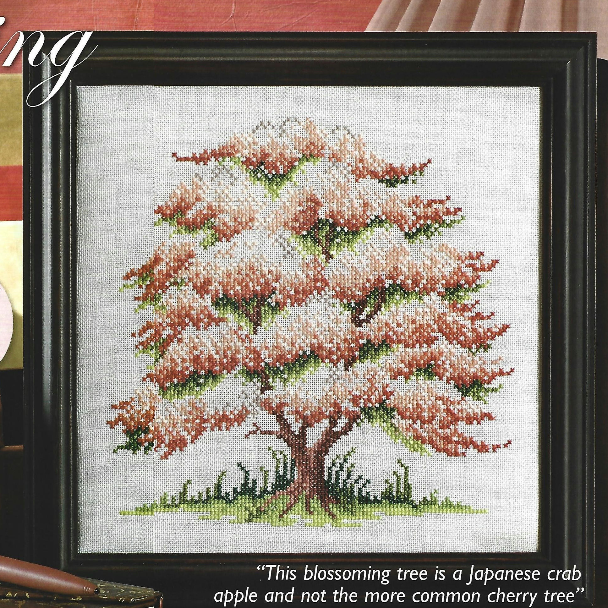 Sheila Hudson's Blossoming Spring Tree Cross Stitch Chart