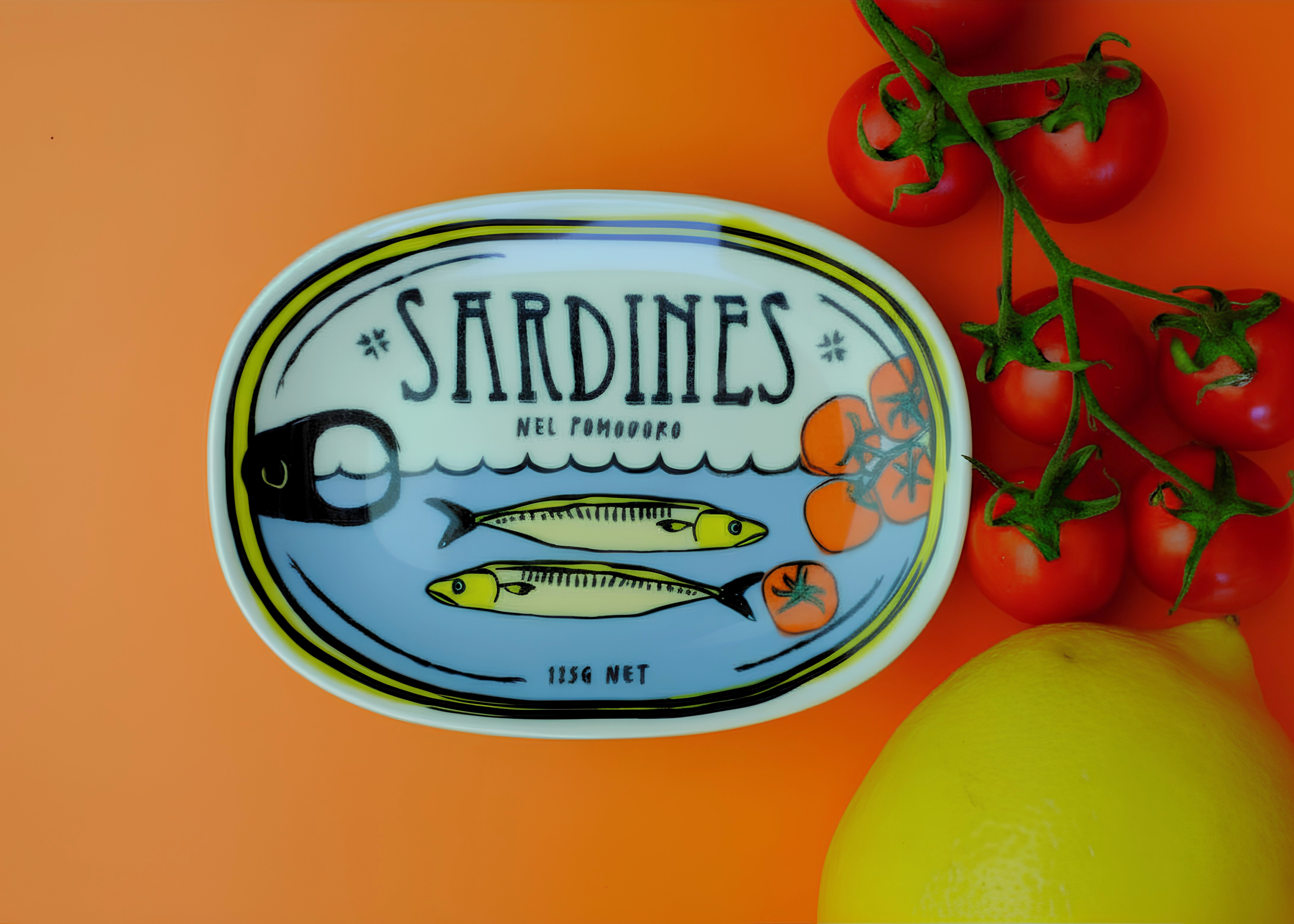 Sardine Trinket Tray (oval)