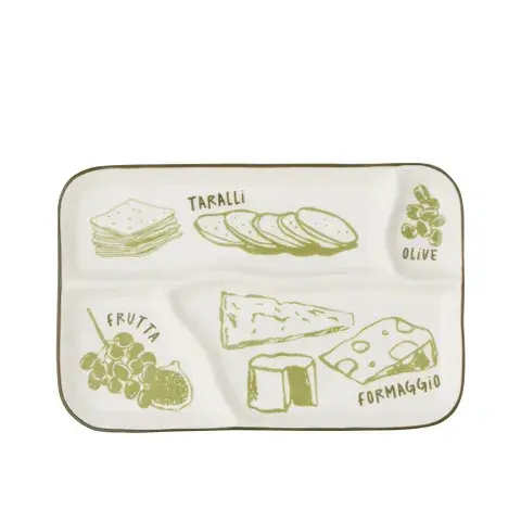 Thumbnail: Deli Ceramic Divided Platter