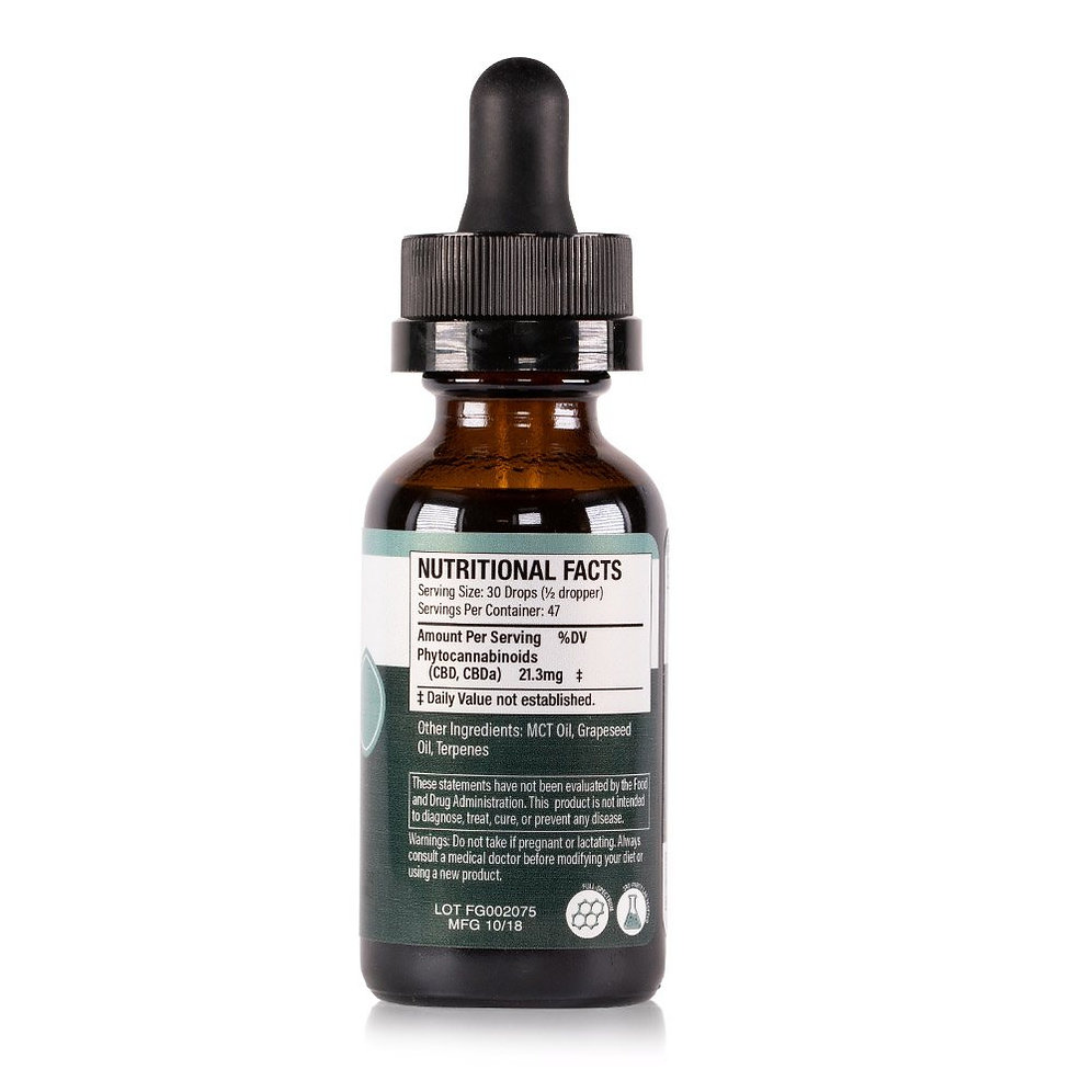 1oz 1,000mg Natural | CBD Organic Oasis