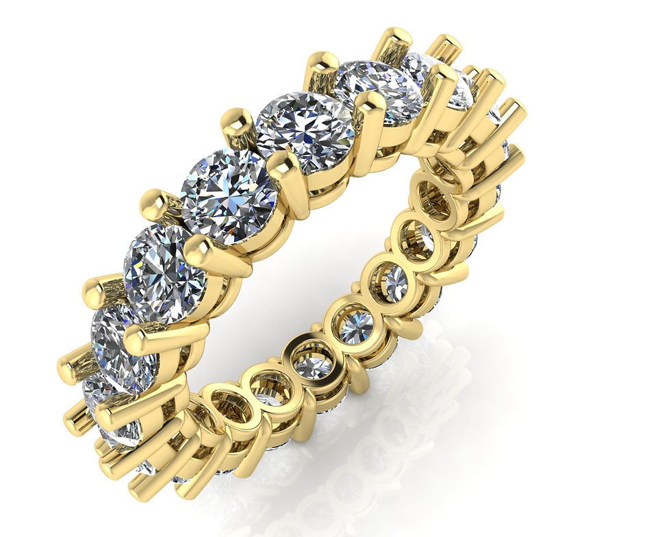 Thumbnail: Eternity band 4mm round Diamond 