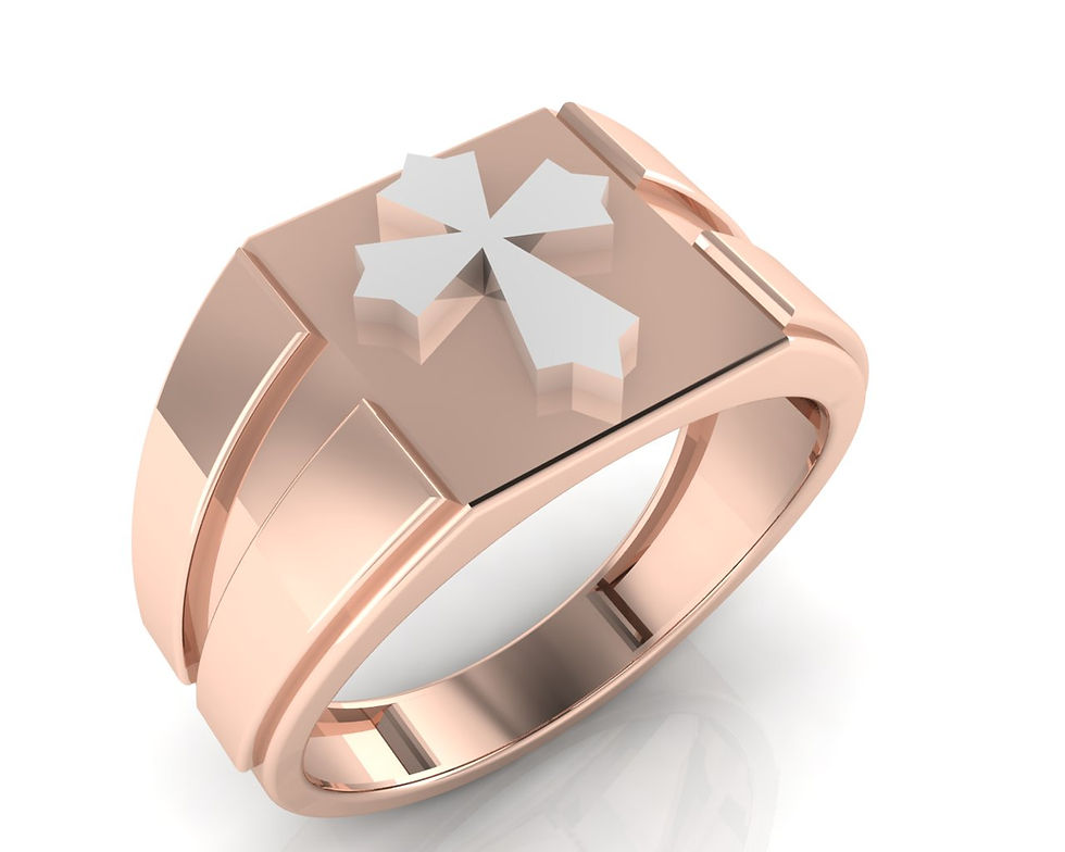 Thumbnail: Cross Men's Ring 