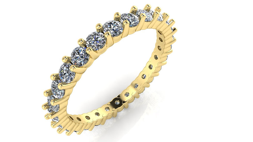 Thumbnail: Eternity diamond band round 2.3mm