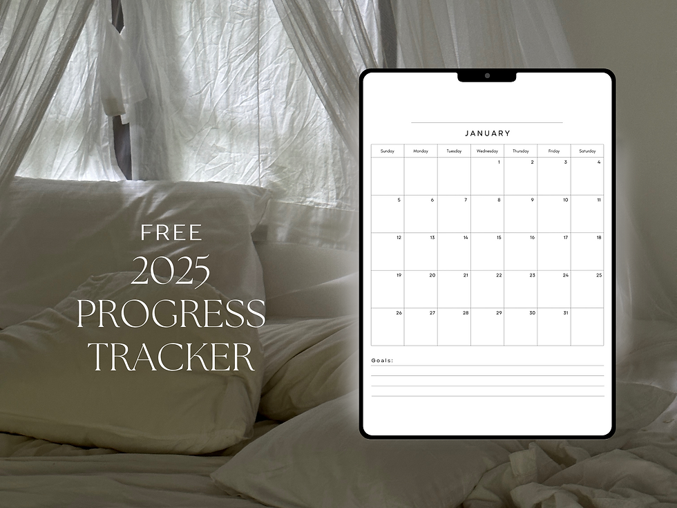 Thumbnail: 2025 Habit Tracker