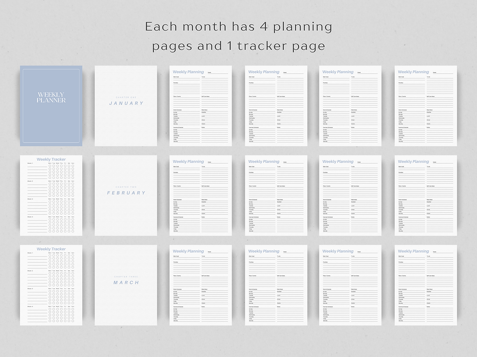 Thumbnail: Digital Weekly Planner