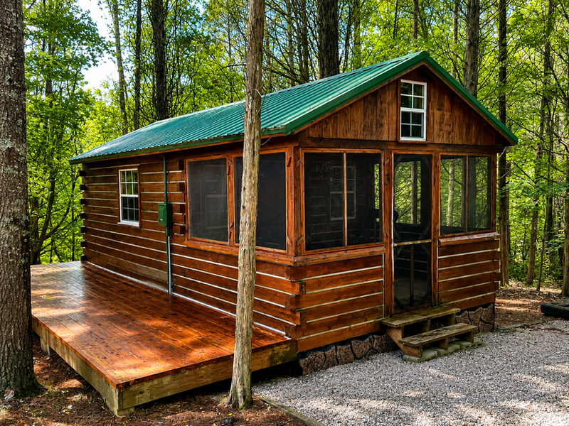 Exterior of Fish Upon A Star cabin