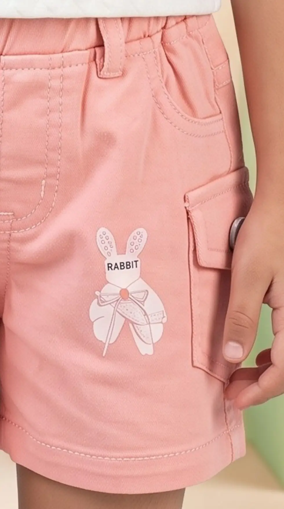 Thumbnail: Girls Bunny Love Quilted Summer Set