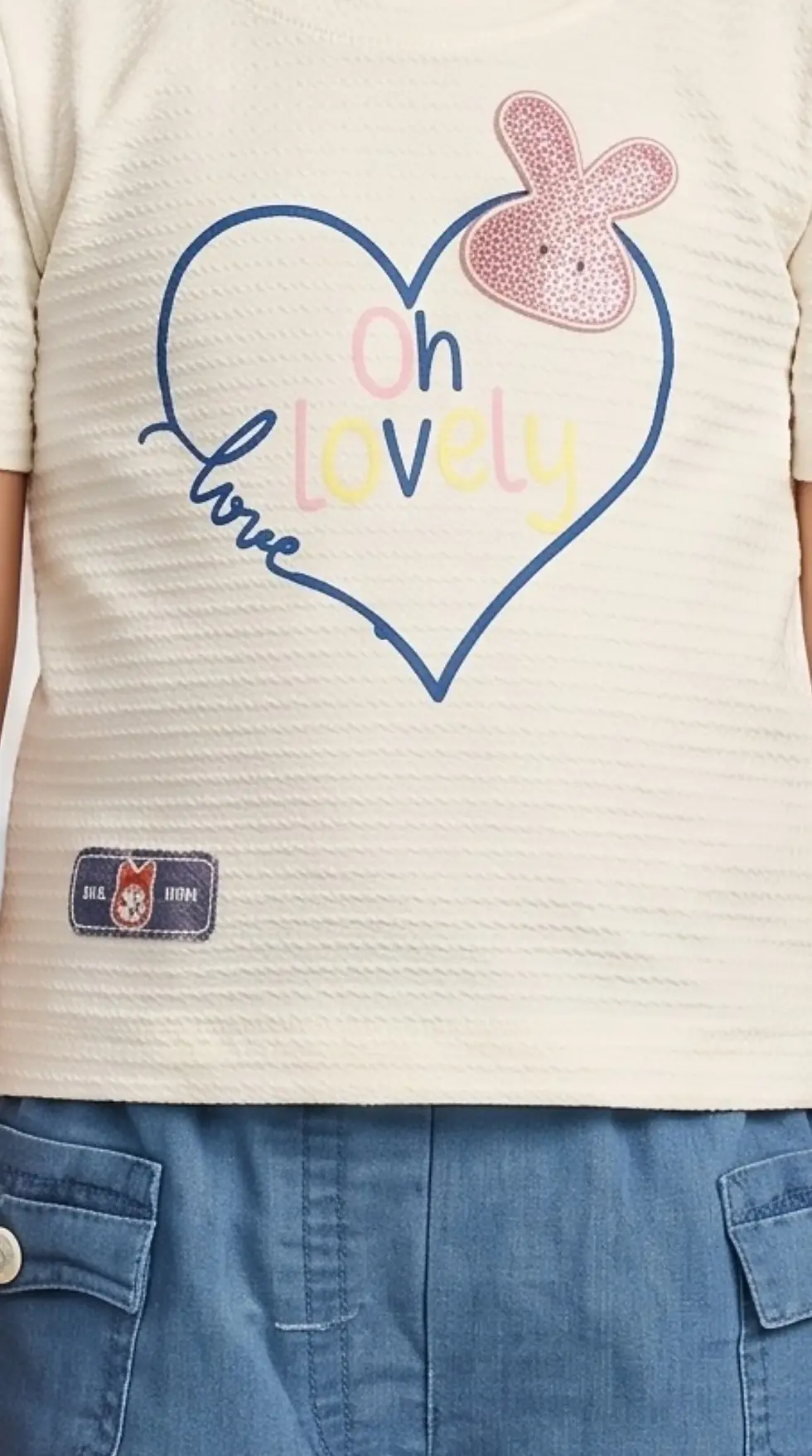 Thumbnail: Girls Oh Lovely Heart & Denim Set