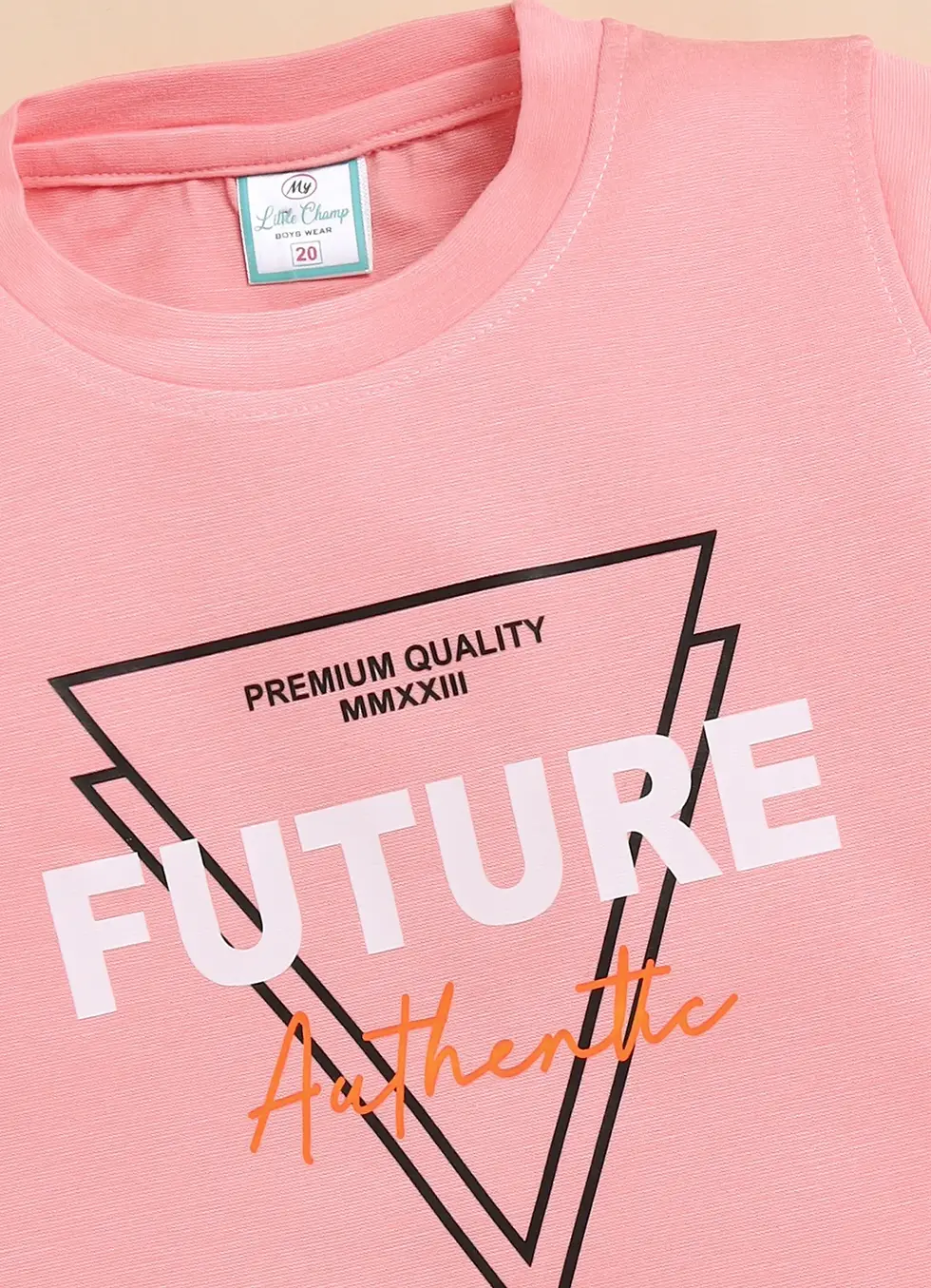 Thumbnail: Boys "FUTURE Authentic" Geometric Graphic Tee & Cargo Shorts Set