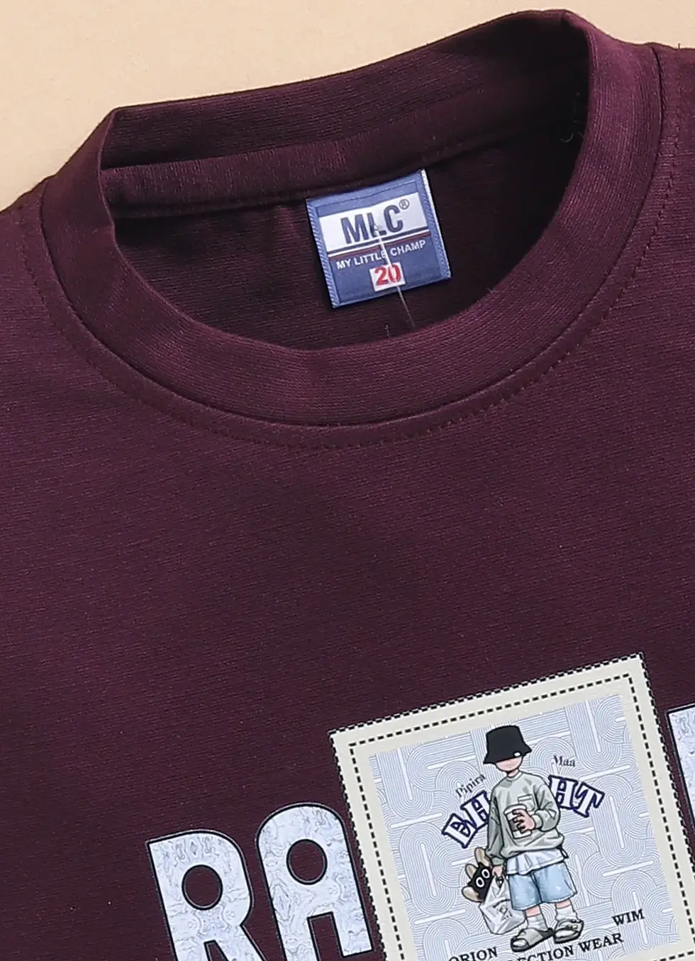 Thumbnail: Boys "RAUS" Graphic T-Shirt & Cargo Denim-Look Shorts Set