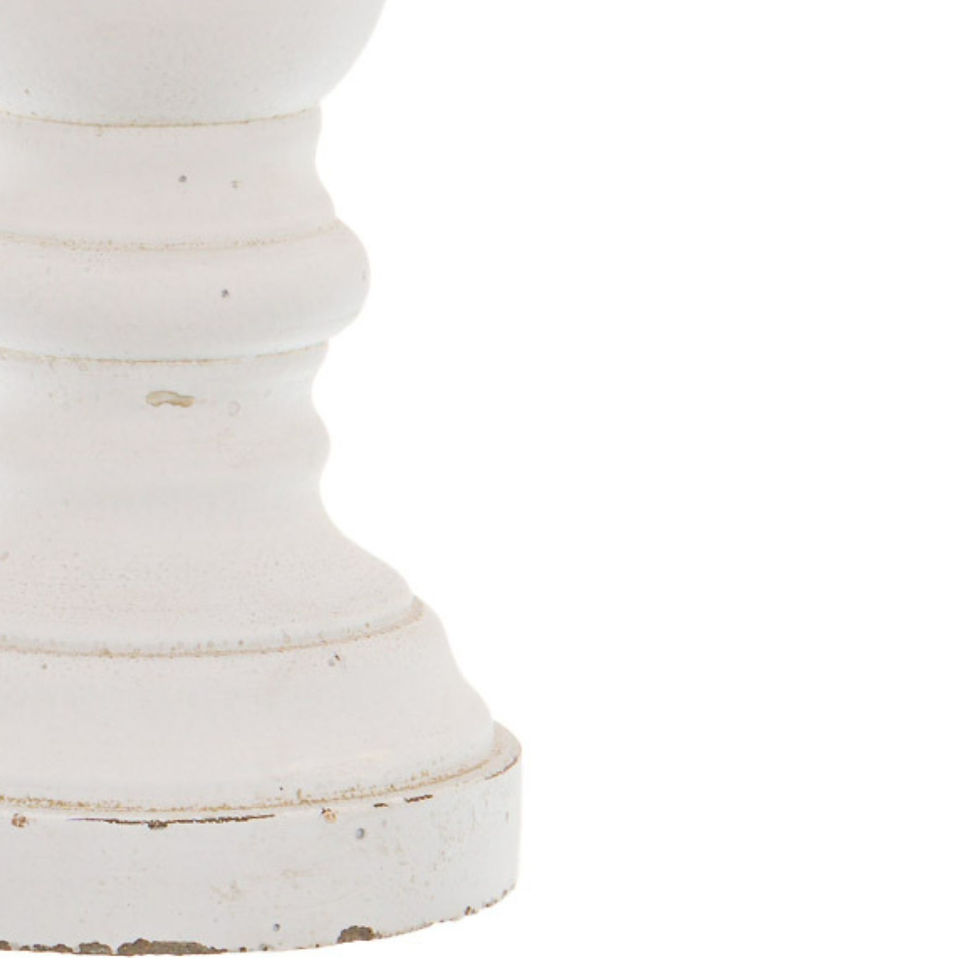 Thumbnail: Matt White Ceramic Column Candle Holder