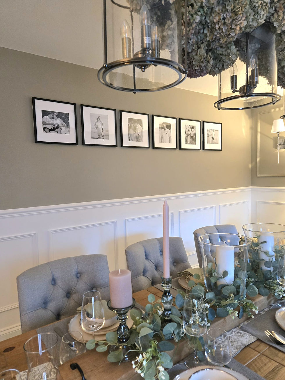Inviting Neutral Dining Room