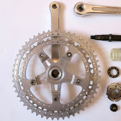 Manivelle Pédalier Vintage Sugino Super Maxy Drive - Occasion Pour Vélo