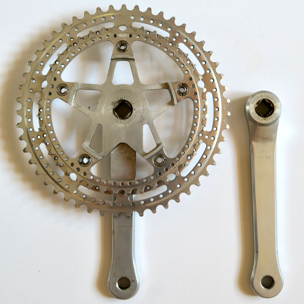 Miniature : Pédalier double Stronglight 105