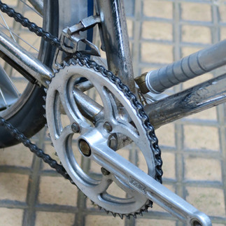 randonneuse rené herse chrome, vintage bicycle