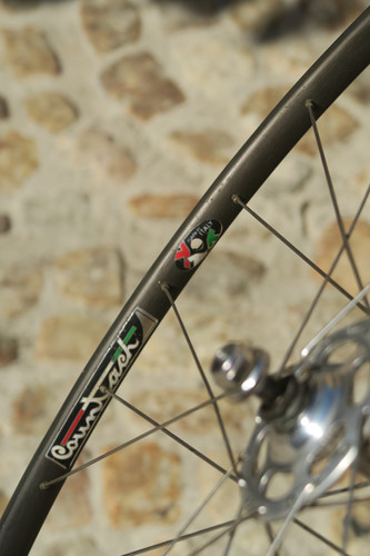 Campagnolo Record Pista Wheelset/Nisi Countach Rims/32H/Fixedgear