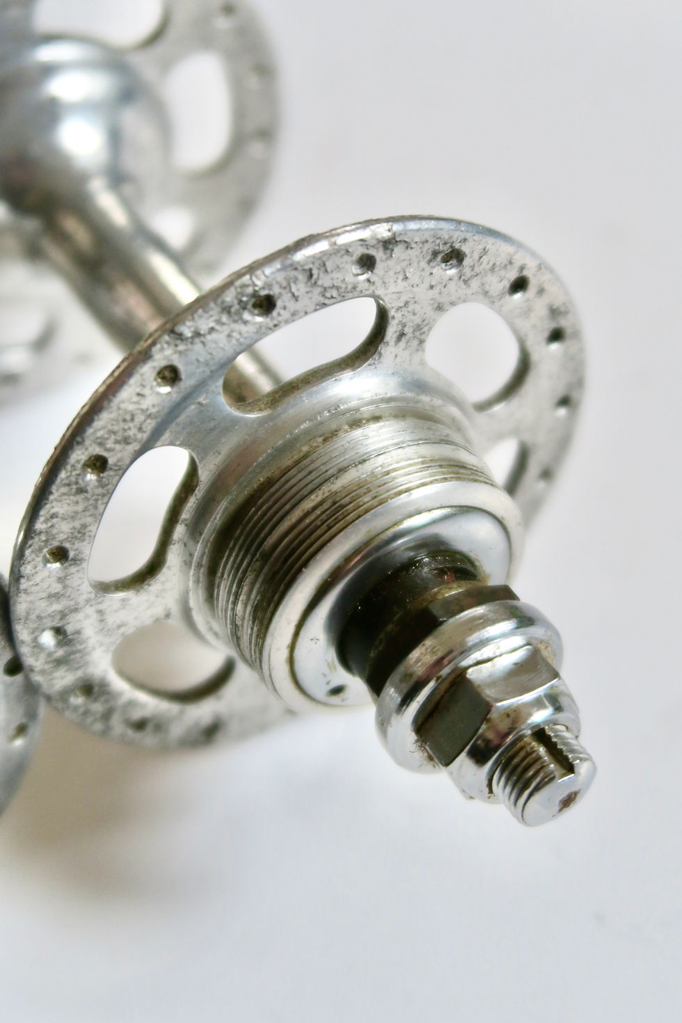 Miniature : Campagnolo Record High flange PISTA HUBS 36 holes/vintage bike parts/vélo vintage