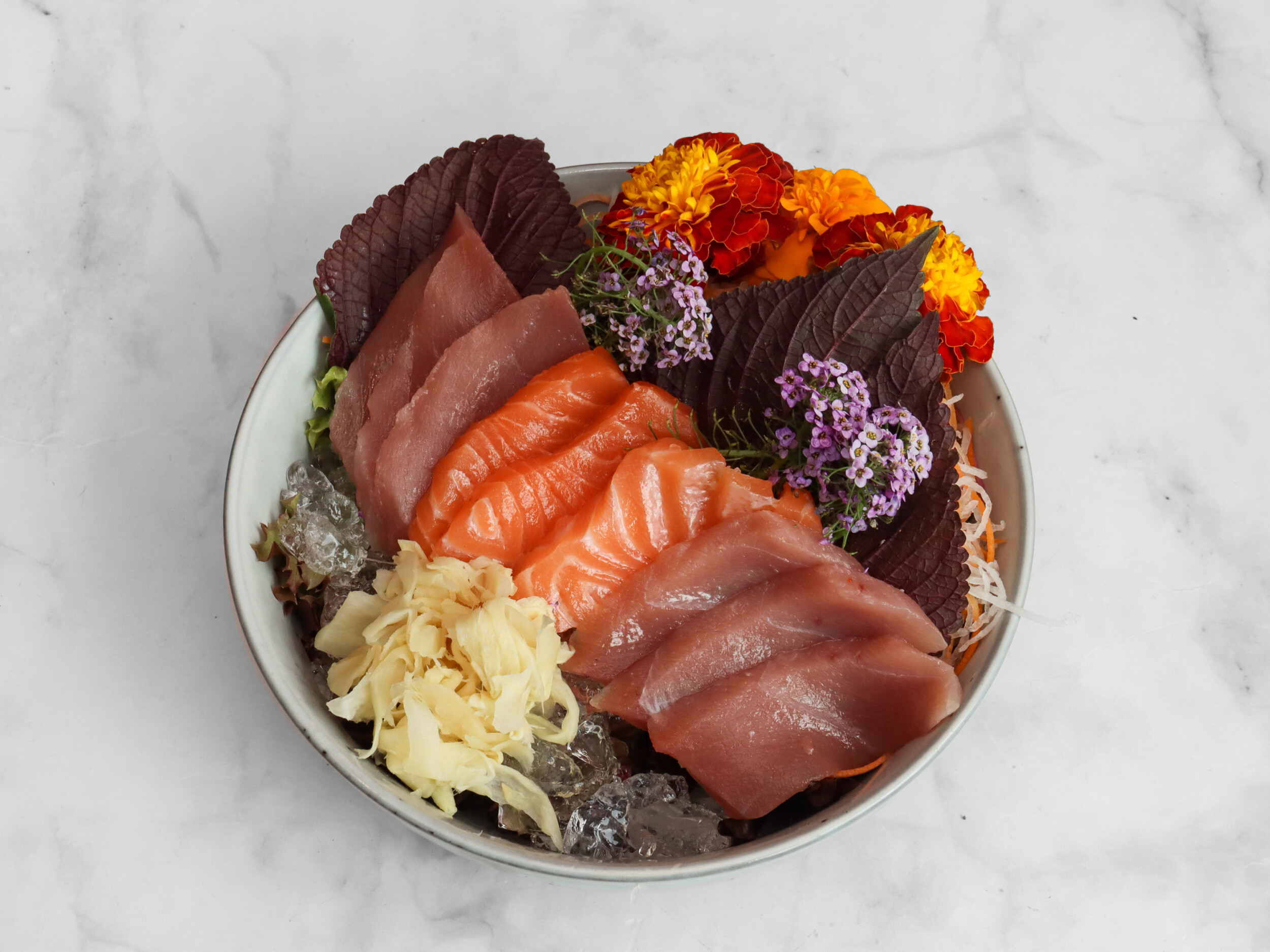 Arranged Food and Objects