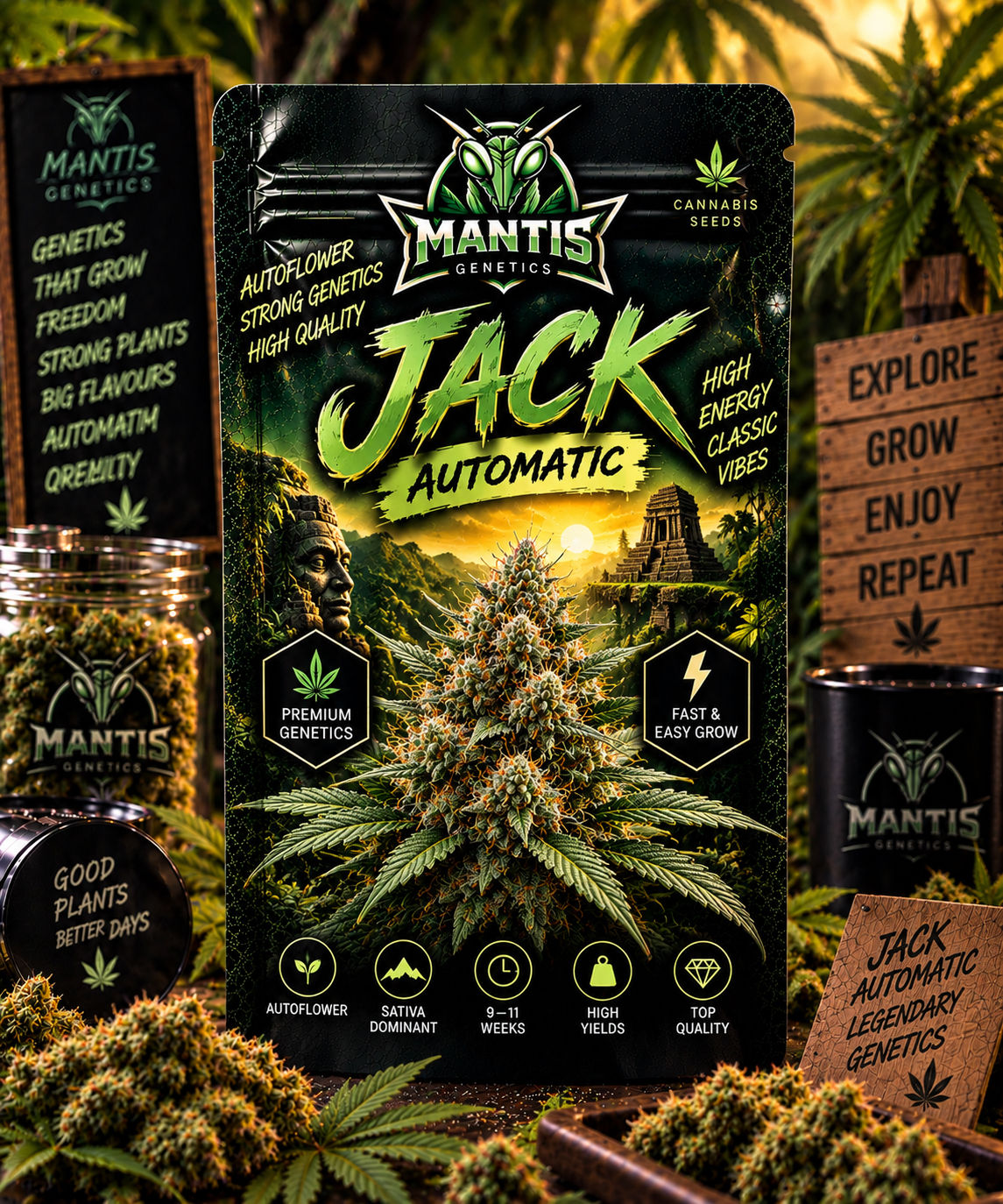 Mantis Jack Automatic