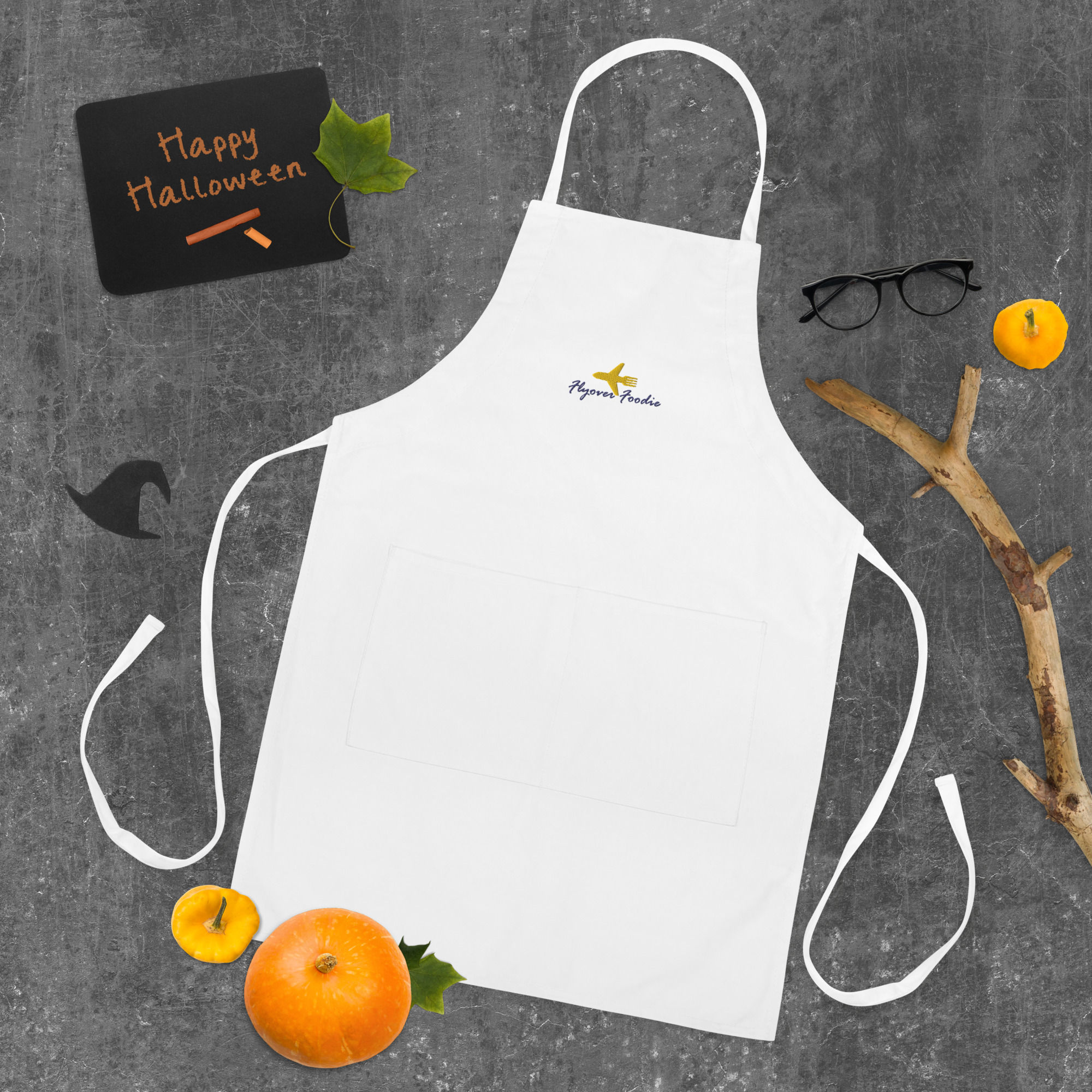 Flyover Foodie Embroidered Apron