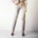 Model in Silk Blouse
