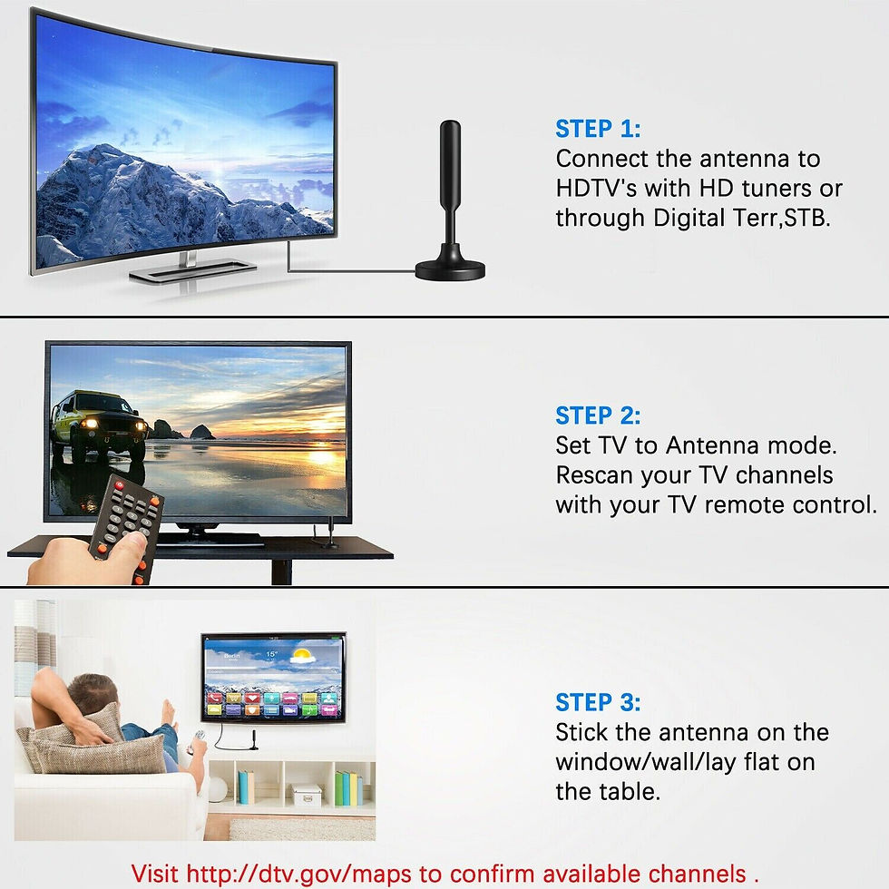 Thumbnail: 300 Miles Enhanced HDTV Digital Antenna