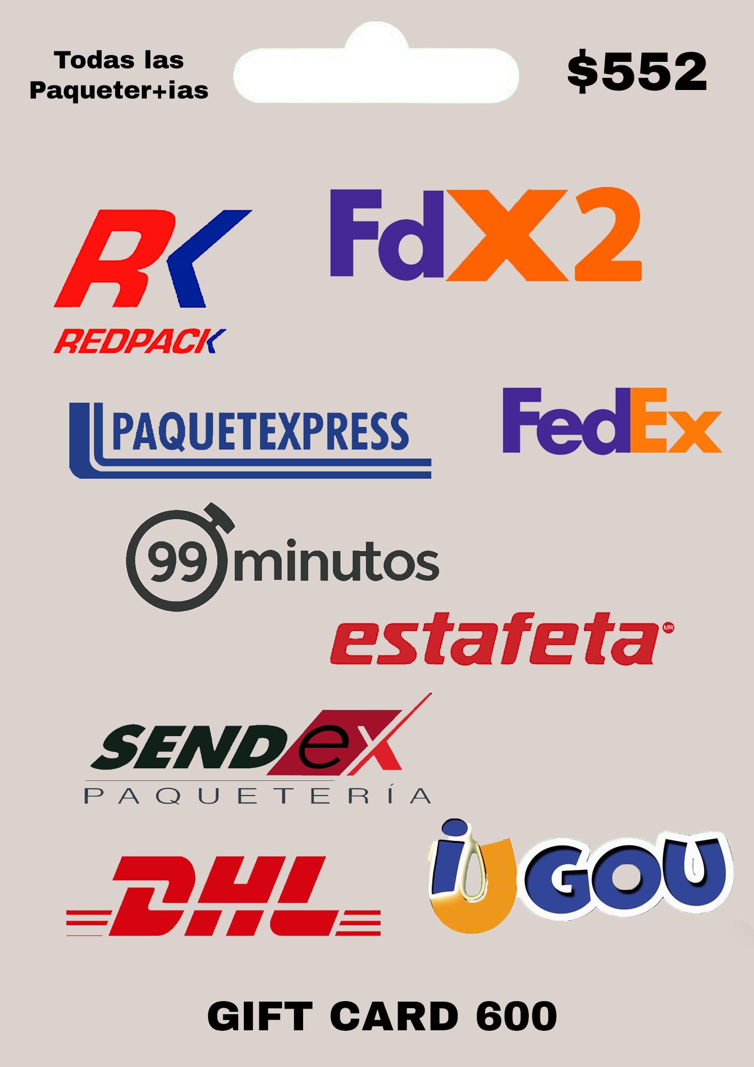 Refill for parcel guides 600