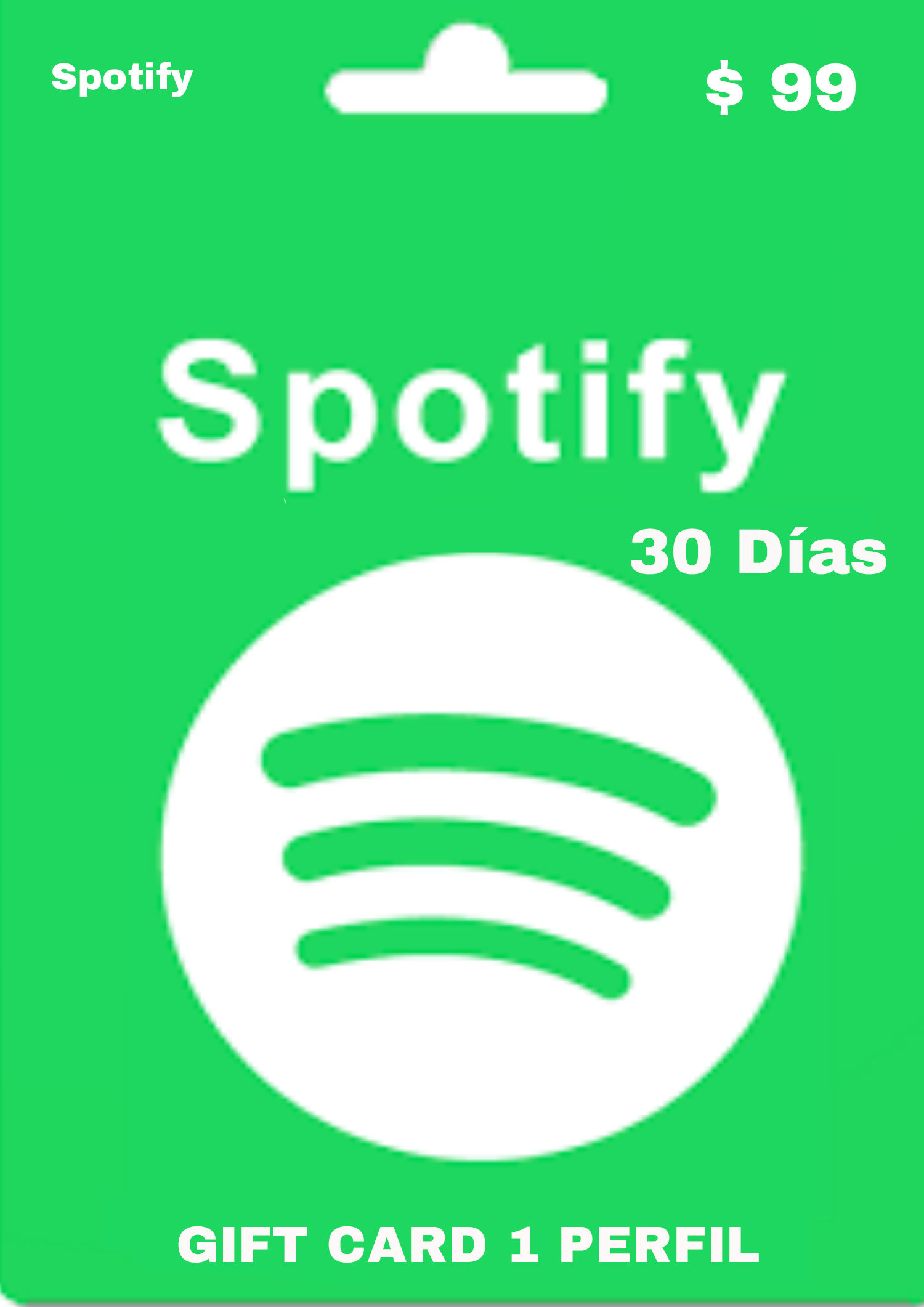 Spotify  30 Días 1 PERFIL