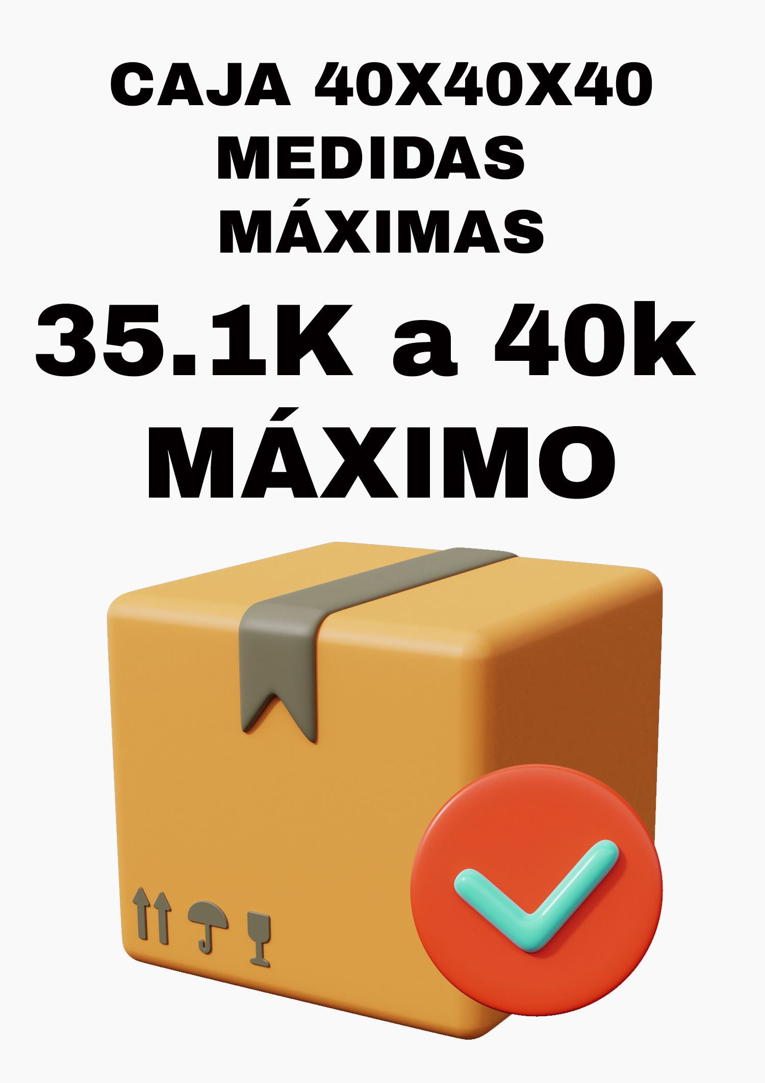 CAJA 40 X  35.1 K a 40 k
