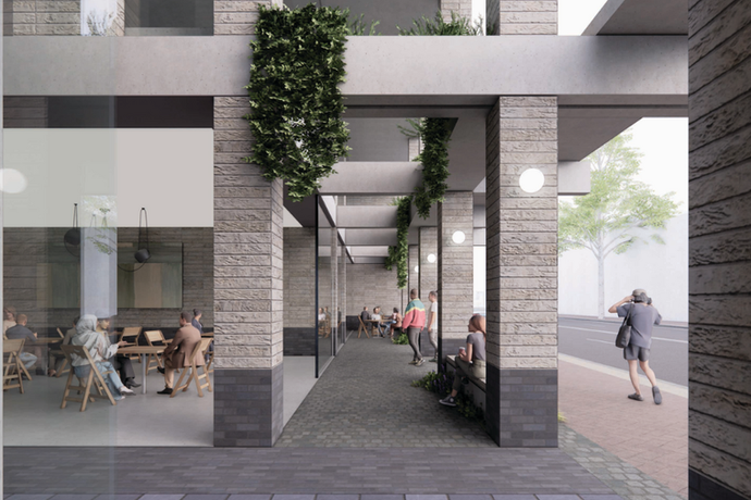 Image render to show what the Junction development might look like