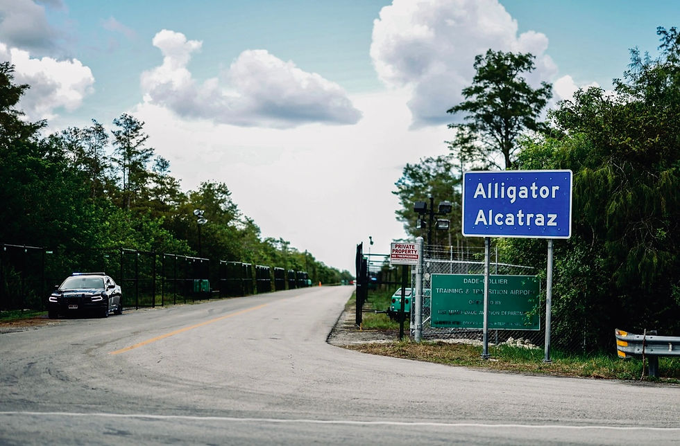 gate to Florida concentration camp